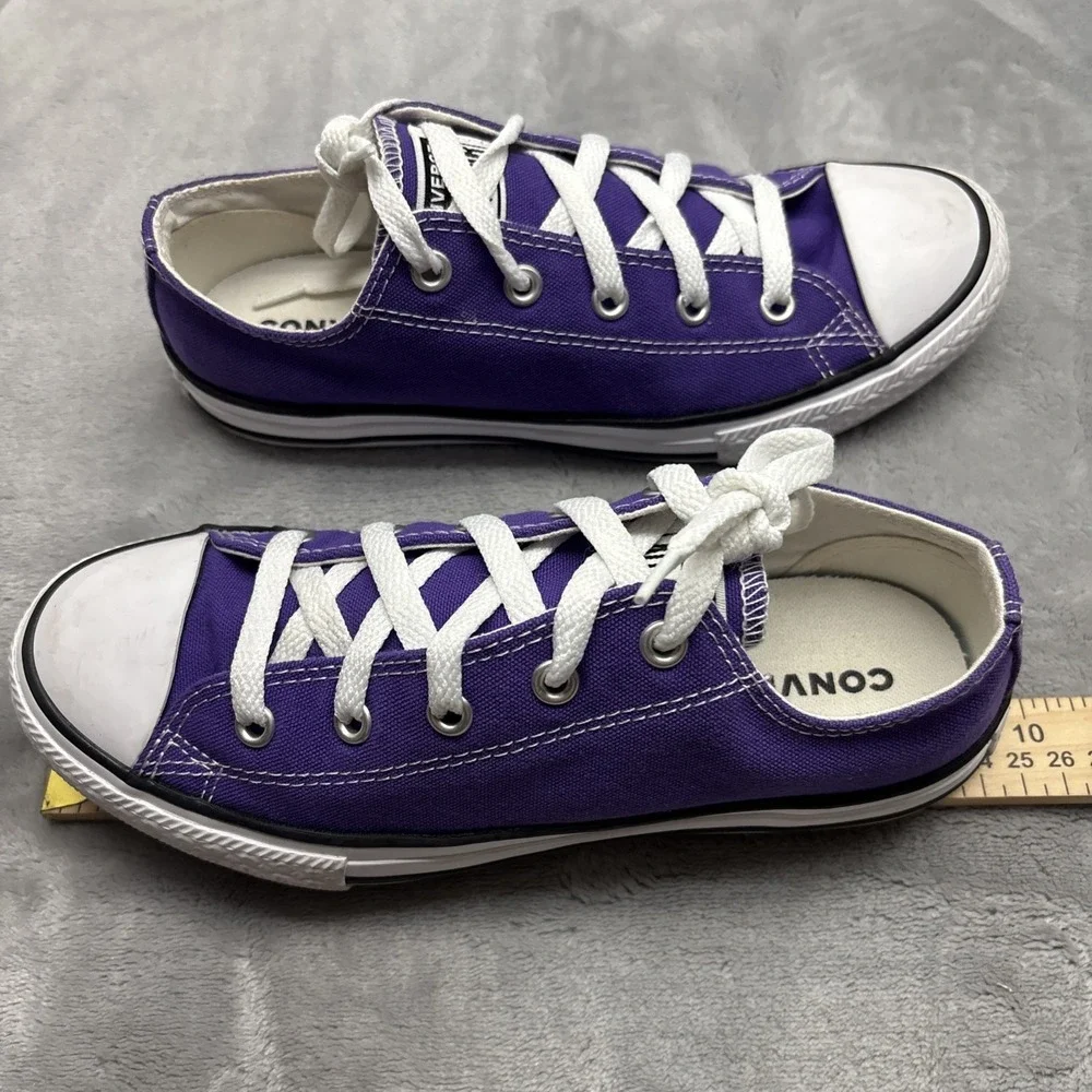 Girl's CONVERSE ALL STAR Athletic Sneakers Size 3 Youth Purple